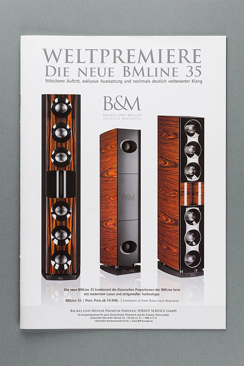 Produktfotografie Backes & Müller BMLine 35
